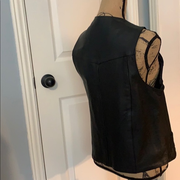 Park V Jackets & Coats Park V Leather Vest Poshmark